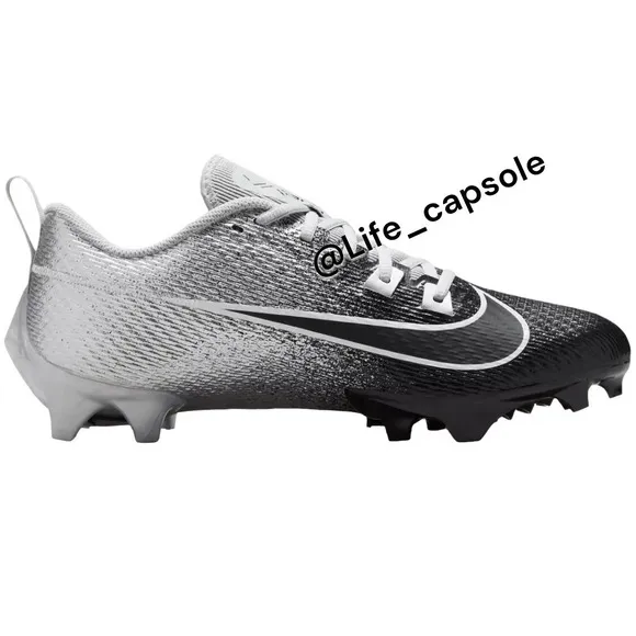 Size 13 Nike Vapor Edge Speed 360 2 Metallic Silver Black Cleats DA5455-003