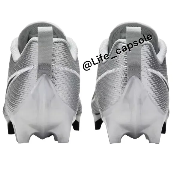 Size 13 Nike Vapor Edge Speed 360 2 Metallic Silver Black Cleats DA5455-003