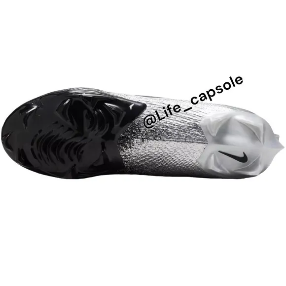 Size 13 Nike Vapor Edge Speed 360 2 Metallic Silver Black Cleats DA5455-003