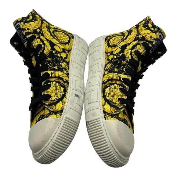 Size 13US - Versace Greca Barocco High-Top Men's Sneaker