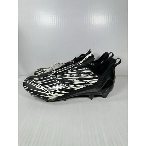 Size 14 Mens adidas Adizero 12.0 Football Cleats Glow in the Dark Black IE5447