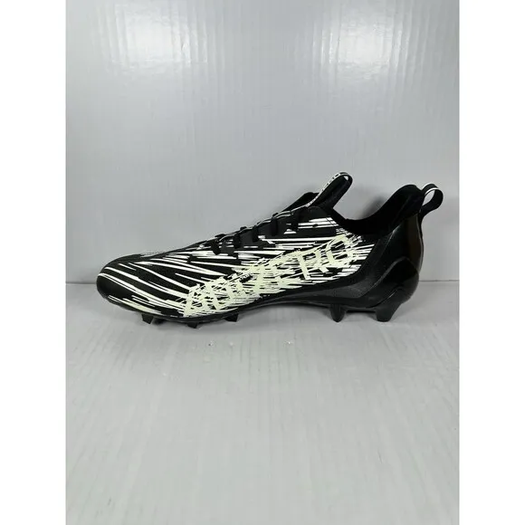 Size 14 Mens adidas Adizero 12.0 Football Cleats Glow in the Dark Black IE5447
