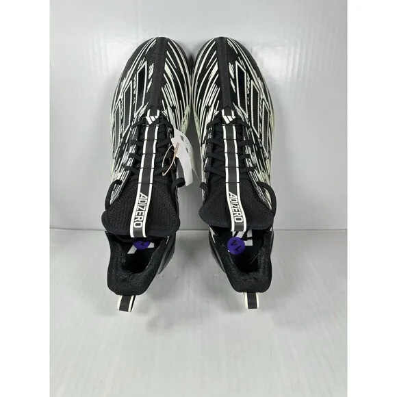 Size 14 Mens adidas Adizero 12.0 Football Cleats Glow in the Dark Black IE5447