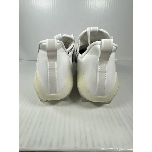 Size 14 Men’s Adidas Adizero Molded Football Cleats White Black GX4049 NEW