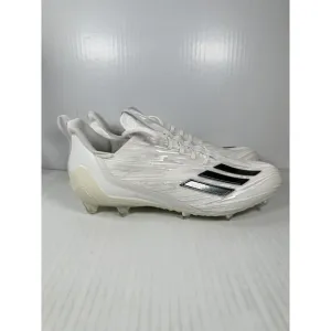 Size 14 Men’s Adidas Adizero Molded Football Cleats White Black GX4049 NEW