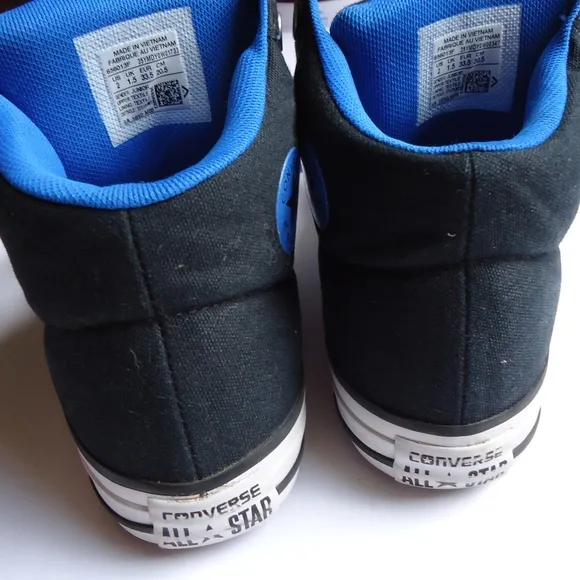 SIZE 2. Converse high top sneakers shoes.