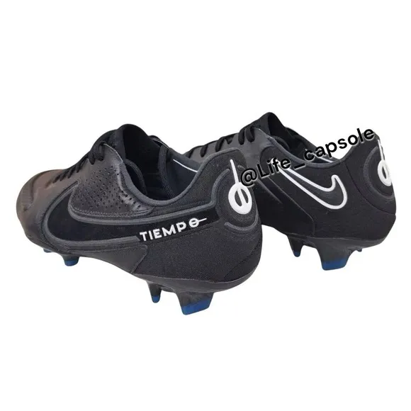 Size 6 Nike Tiempo Legend 9 Elite FG Black Soccer Cleats CZ8482-001 Men's NEW‎
