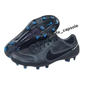 Size 6 Nike Tiempo Legend 9 Elite FG Black Soccer Cleats CZ8482-001 Men's NEW‎