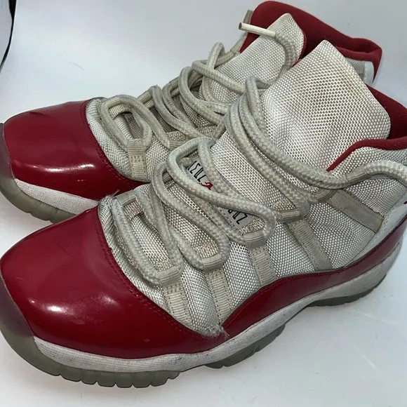 Size 7Y - Nike Air Jordan 11 Retro GS Cherry boys Shoes - 378038 116