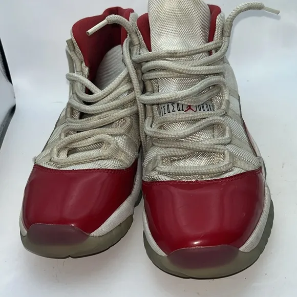 Size 7Y - Nike Air Jordan 11 Retro GS Cherry boys Shoes - 378038 116