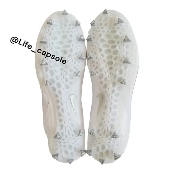 Size 8 Nike Alpha Huarache 8 Pro LAX White Lacrosse Cleats CW4446-100 NEW Men's
