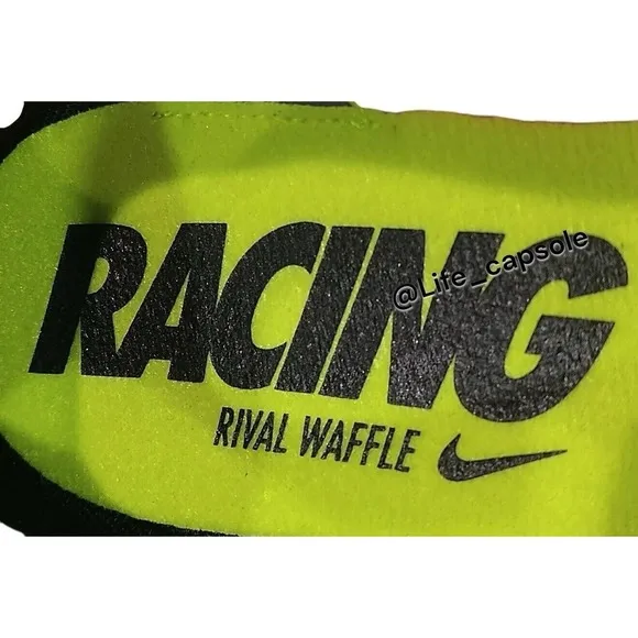 Size 9.5 Nike Zoom Rival Waffle 6 Racing Shoe Volt Hyper Pink Men's DX7998-700