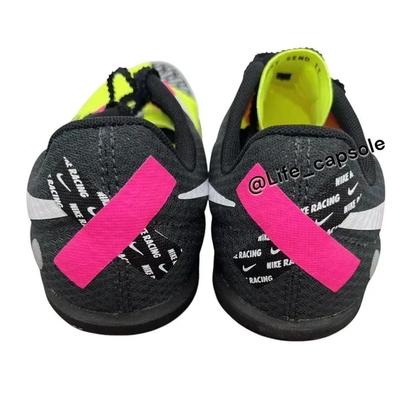 Size 9.5 Nike Zoom Rival Waffle 6 Racing Shoe Volt Hyper Pink Men's DX7998-700