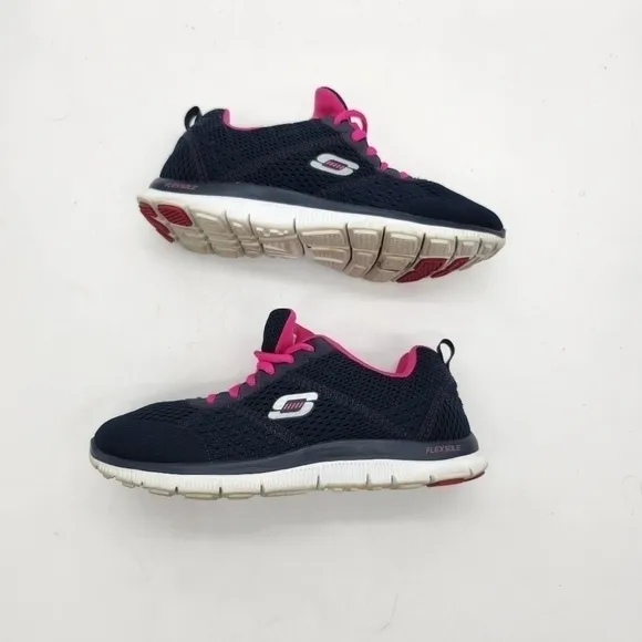Skechers Flex Appeal Obvious Choice Womens Training Shoes Size 6.5
