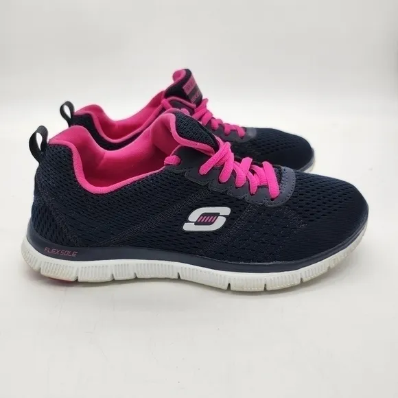 Skechers Flex Appeal Obvious Choice Womens Training Shoes Size 6.5