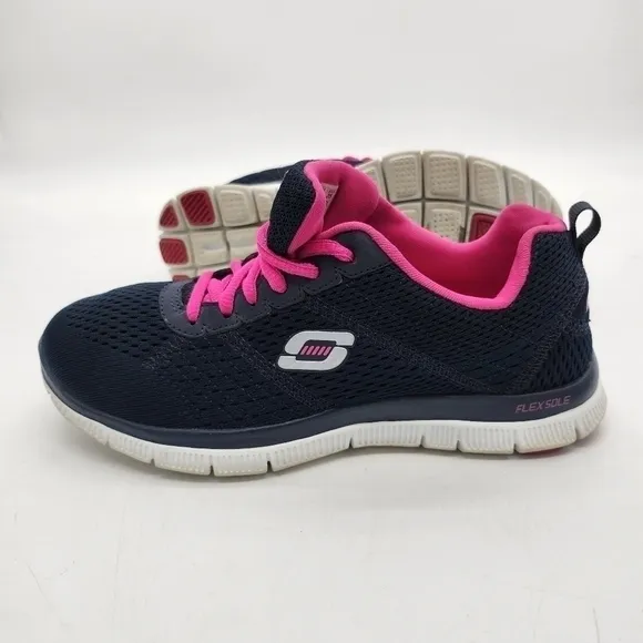 Skechers Flex Appeal Obvious Choice Womens Training Shoes Size 6.5
