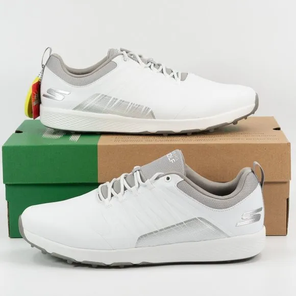 Skechers Go Golf Elite 4 Victory 'White Grey'  214022WW/WGY Spikeless Cleats