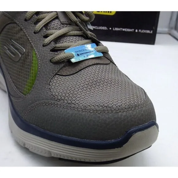 Skechers Men’s Flex Advantage 4.0 True Clarity MEMORY FOAM Sneakers, Sz. 9, Gray