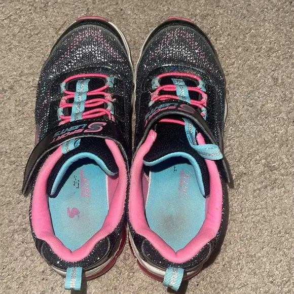 Sketchers little girls tennis shoes bundle