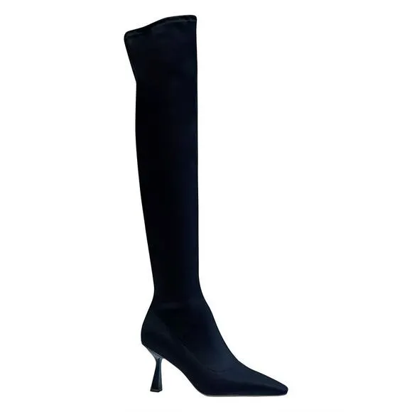 SMASH SHOES Women's WIDE CALF   WIDE WIDTH Over The Knee Boots | Size 11W | NIB