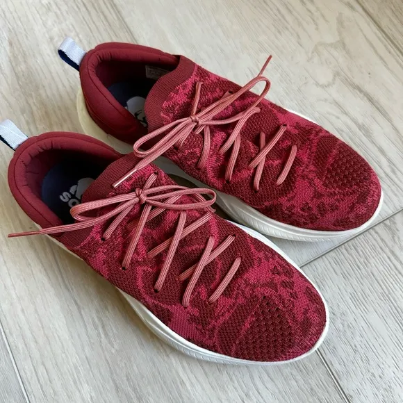 Sorel kinetic lace impact shoes tennis woman’s 8 mauve pink