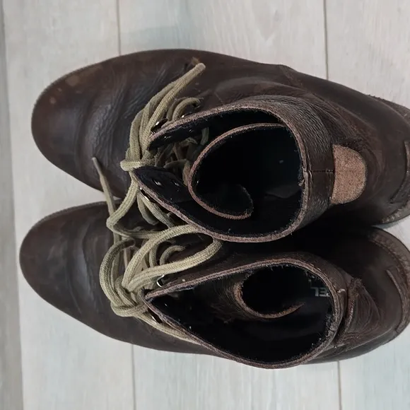 Sorel Men's Ankle Brown Leather Boots Shoes Sz 11.5