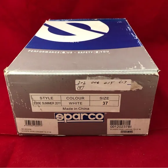 Sparco Logo ESSE Summer 2011 Sneakers Tennis Shoes Vintage