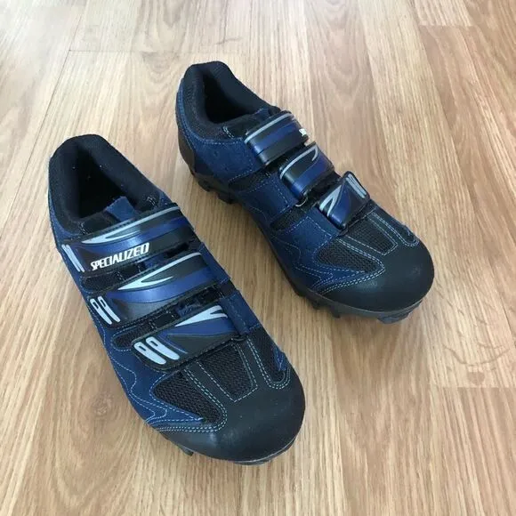 SPECIALIZED Body Geometry Blue/Black Cycling Shoes - 6113-4139
