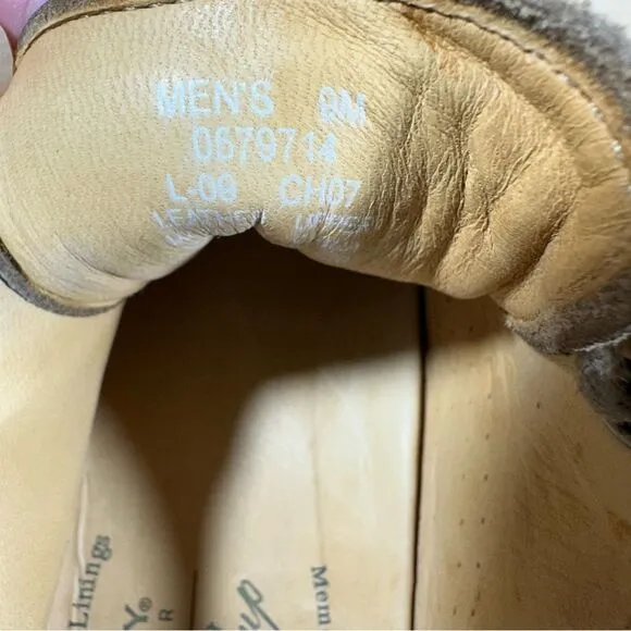 Sperry Top Sider Gold Cup Oxford Suede Shoes Men’s Size 9