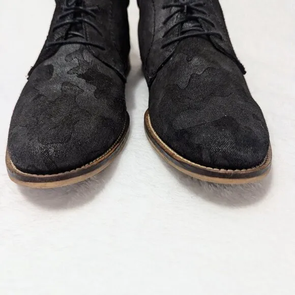 STEVE MADDEN Commander Camo Leather Oxford 10 US Lace-Up High Top Ankle