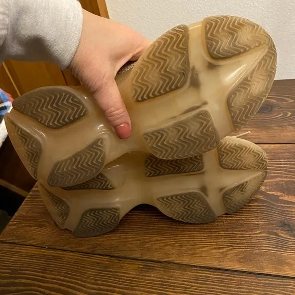 Steve Madden Tan Bling Tennis Shoes