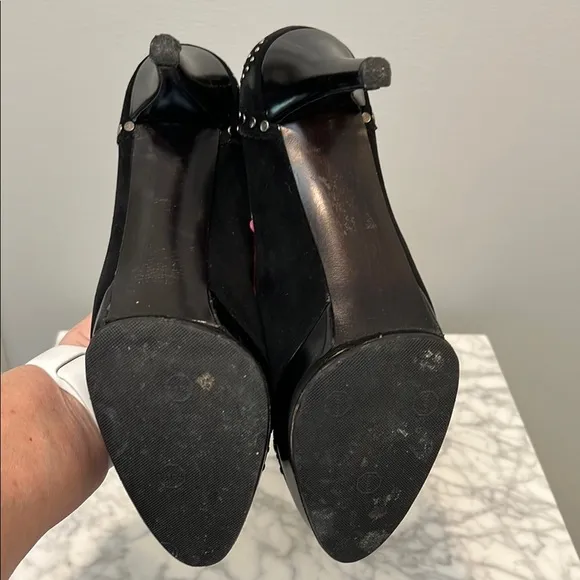 Stuart Weitzman Black Studded Women's Shoes