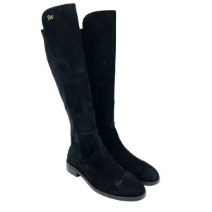 Stuart Weitzman Women's Keelan Suede Knee High Boots Black Size 9B