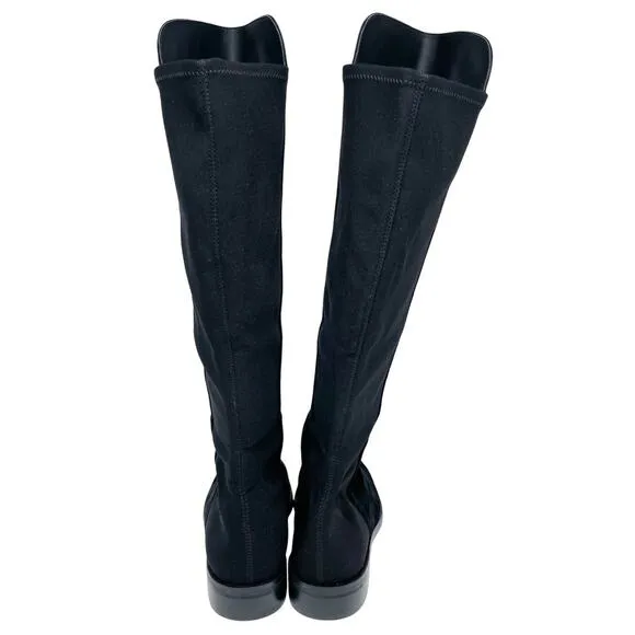 Stuart Weitzman Women's Keelan Suede Knee High Boots Black Size 9B