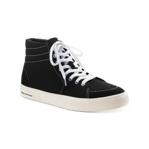 SUN STONE Mens Black Cushioned Jett Round Toe Lace-Up Sneakers Shoes 7.5 M