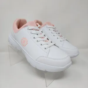 Swiss Brand Pickleball Shoes Mens 9 White Court Drew Lace Up Logo Active Sneaker