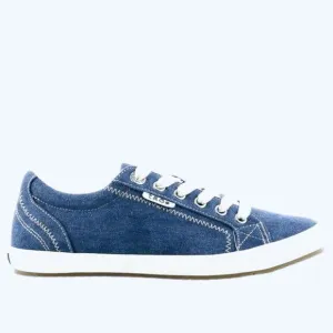 TAOS STAR sneakers Women Size 6.5 Blue Wash Canvas Shoes