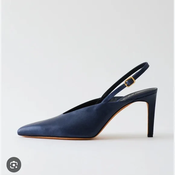 Tibi Women's Navy Slingback Shoes