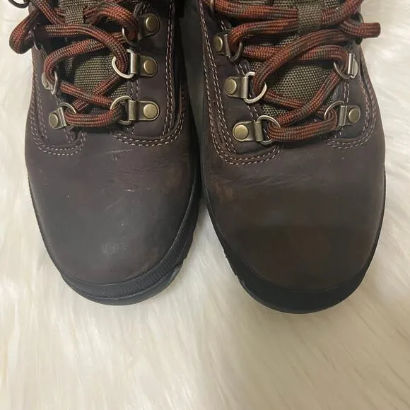 Timberland Men's Euro Hiker Classic Leather Ankle Boots Shoes Brown Size 8.5