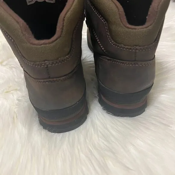 Timberland Men's Euro Hiker Classic Leather Ankle Boots Shoes Brown Size 8.5