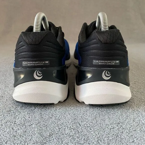 Topo Athletic Shoes Mens 8 Cobalt Blue Black Ultrafly 3 Road Running Sneakers