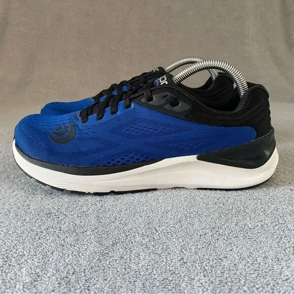 Topo Athletic Shoes Mens 8 Cobalt Blue Black Ultrafly 3 Road Running Sneakers