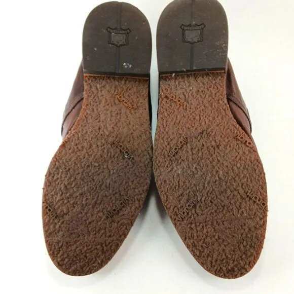 Trask Leather Comfort Loafers/Slip- On Woman's 8.5M. Natural Brown Leather......