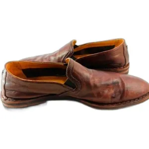 Trask Leather Comfort Loafers/Slip- On Woman's 8.5M. Natural Brown Leather......