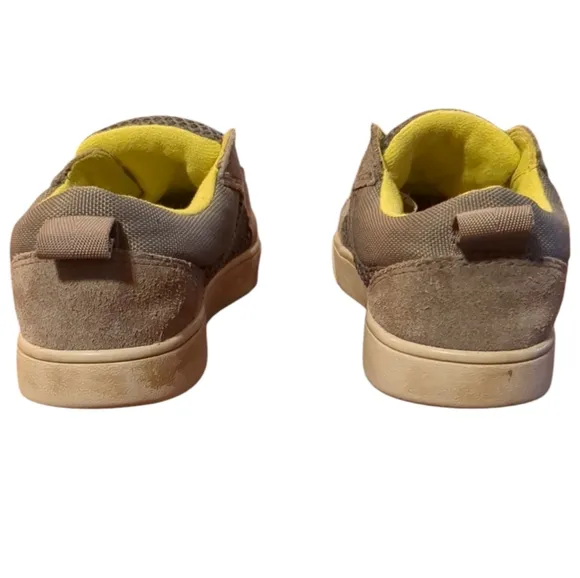 UGG Grey And Green Kids Sneakers With Velcro Closure 12