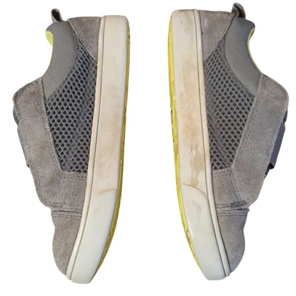 UGG Grey And Green Kids Sneakers With Velcro Closure 12