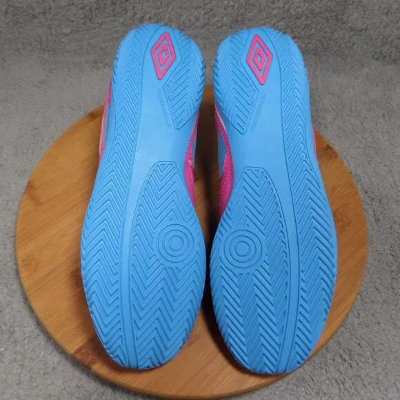 Umbro Sala Ct Peacock Pink and Blue Soccer Cleats Men's Shoes Size 9
