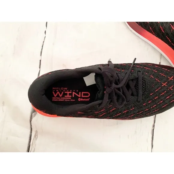 Under Armour Black Flow Velocities Wind Running Shoe Tennis Shoes