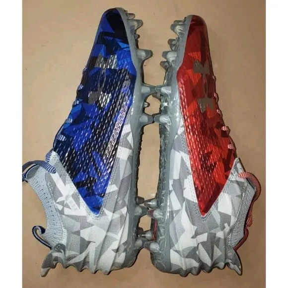 Under Armour Blur Smoke 2.0 MC USA Low Football Cleats Men's Sz 12.5 3026341-100