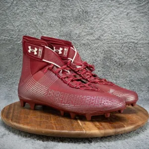 Under Armour Football Cleats Men's Size 13 Maroon NWOT